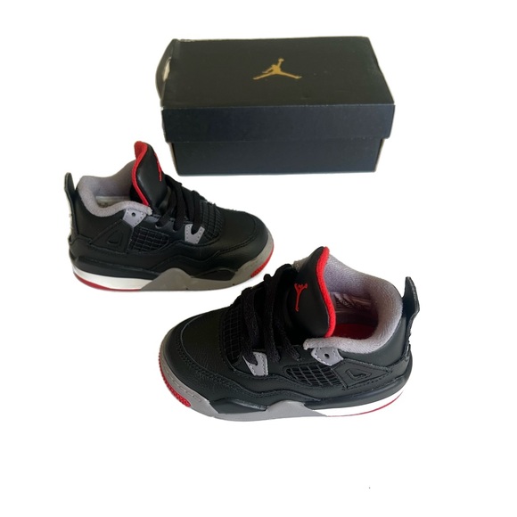 Jordan 4 Retro Toddler Boy Sneaker Size 7C - Picture 3 of 9